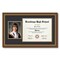 ArtToFrames 11x14 inch Diploma Frame with 6" x 8" Inch Image Opening - Framed with Black and Gold Mats, Comes with Regular Acrylic and Sawtooth Hanger for Wall Hanging (DT-11x14)